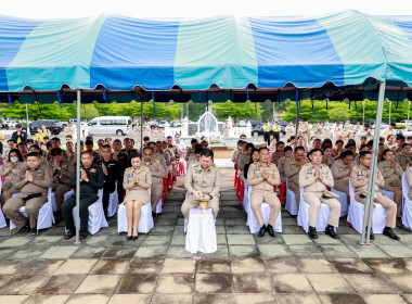 กิจกรรมเคารพธงชาติไทย และสวดมนต์ไหว้พระ และร่วมรับฟัง ... พารามิเตอร์รูปภาพ 4