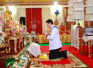 พิธีเสกน้ำพระพุทธมนต์ศักดิ์สิทธิ์ ณ พระอุโบสถ วัดคูยาง ... พารามิเตอร์รูปภาพ 1