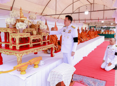 พิธีทำบุญตักบาตร และปล่อยพันธุ์สัตว์น้ำ ถวายเป็นพระราชกุศล ... พารามิเตอร์รูปภาพ 2